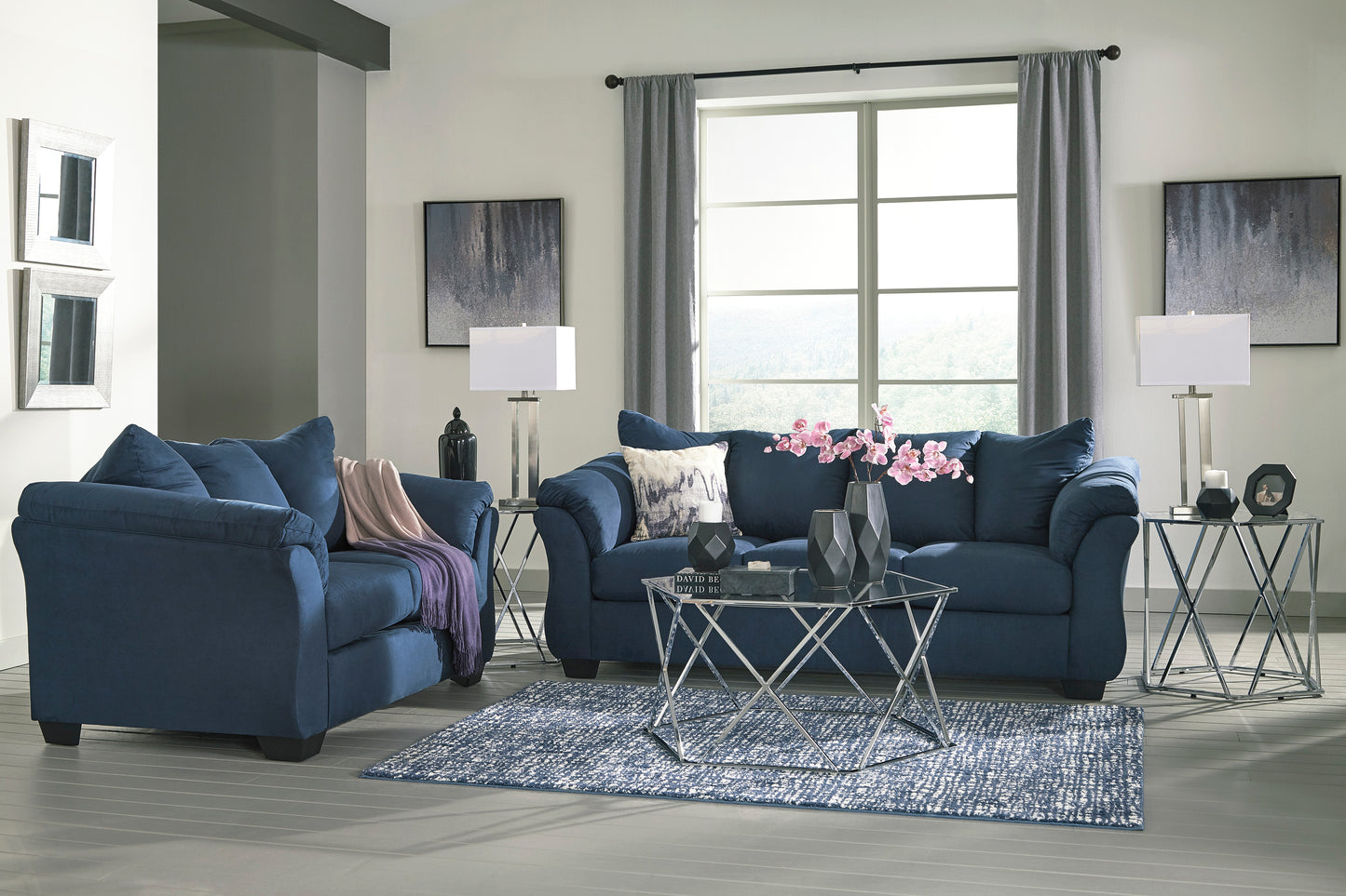 2 PC SOFA & LOVESEAT