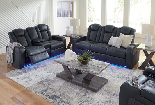 2 PC RECLINING SOFA & LOVESEAT (POWER)