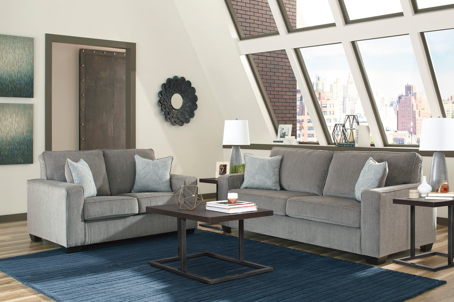 2 PC SOFA & LOVESEAT